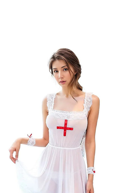 Transparent Nurse Uniform LingerieTransparent Nurse Uniform Lingerie