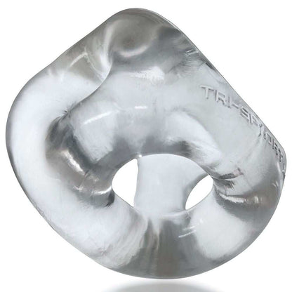 Oxballs TRI-SPORT XL Thicker 3-Ring Cocksling CLEAR Oxballs Extra Soft