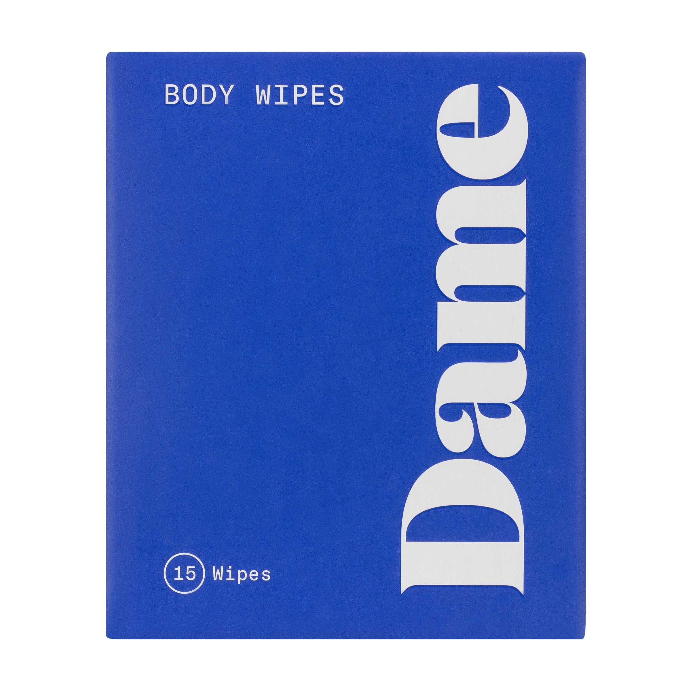 Dame Body Wipes - 15Dame Body Wipes - 15