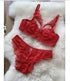 Ultra-Thin Sexy Lingerie Set - Lace Embroidery Hollow BraUltra-Thin Sexy Lingerie Set - Lace Embroidery Hollow Bra
