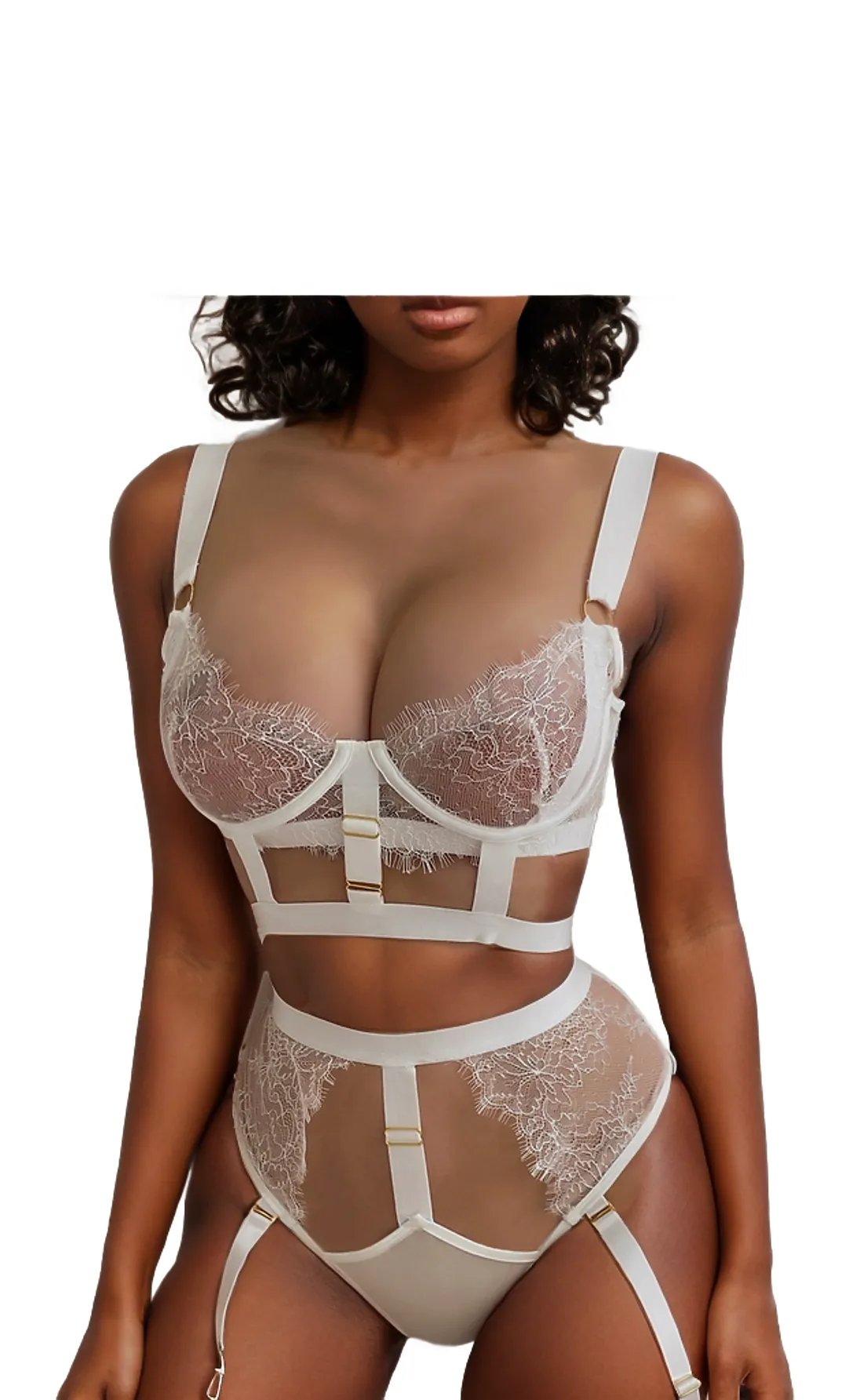 Sexy Eyelash Lace Lingerie SetSexy Eyelash Lace Lingerie Set