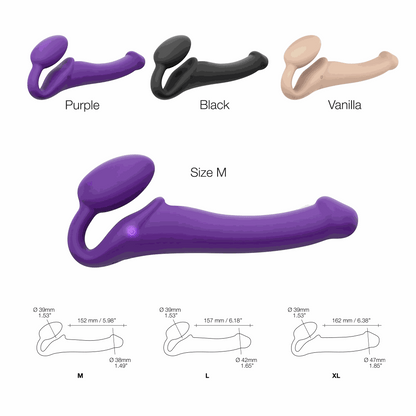 Strap-On-Me MULTI ORGASM VIBRATING BENDABLE STRAP-ONMULTI ORGASM VIBRATING BENDABLE STRAP-