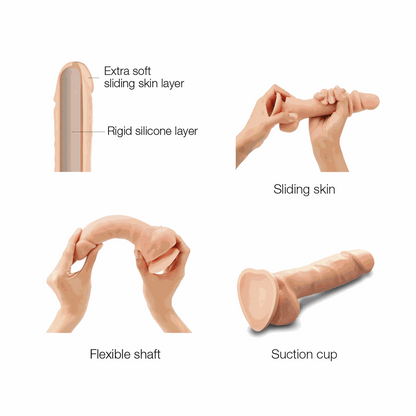 Strap-On-Me SLIDING SKIN REALISTIC DILDOSLIDING SKIN REALISTIC DILDO