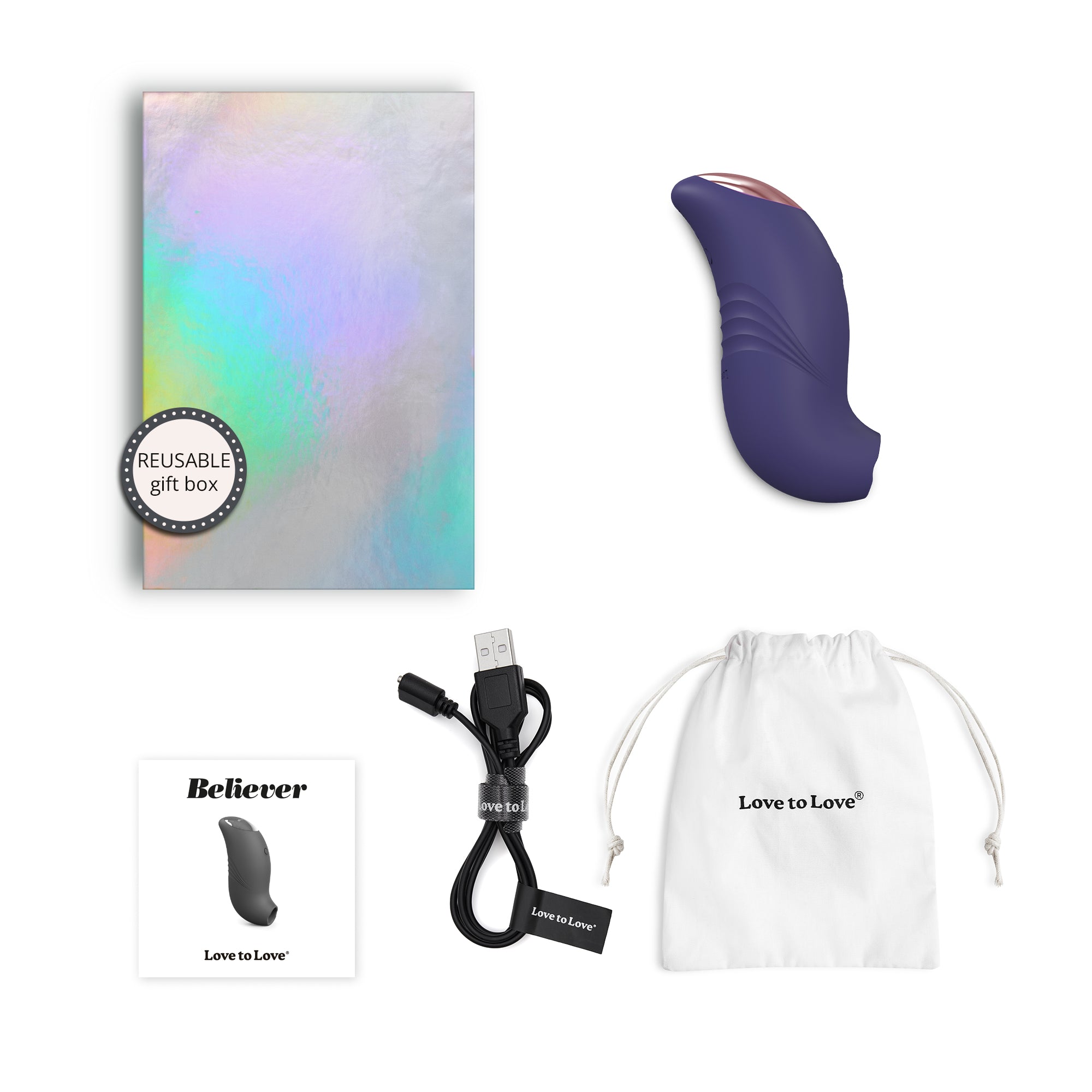 LOVE TO LOVE BELIEVER Suction VibratorLOVE BELIEVER Suction Vibrator