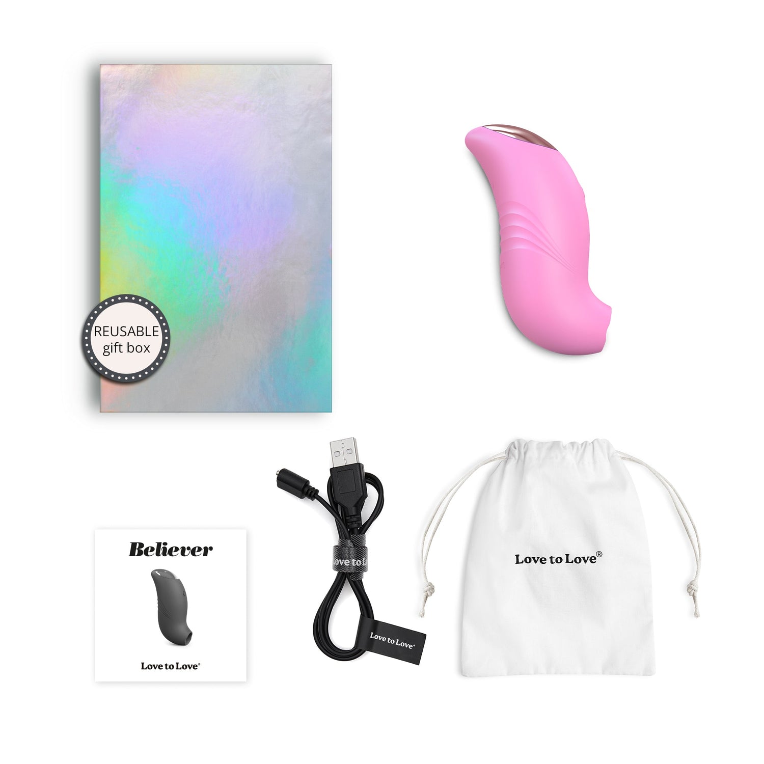 LOVE TO LOVE BELIEVER Suction VibratorLOVE BELIEVER Suction Vibrator