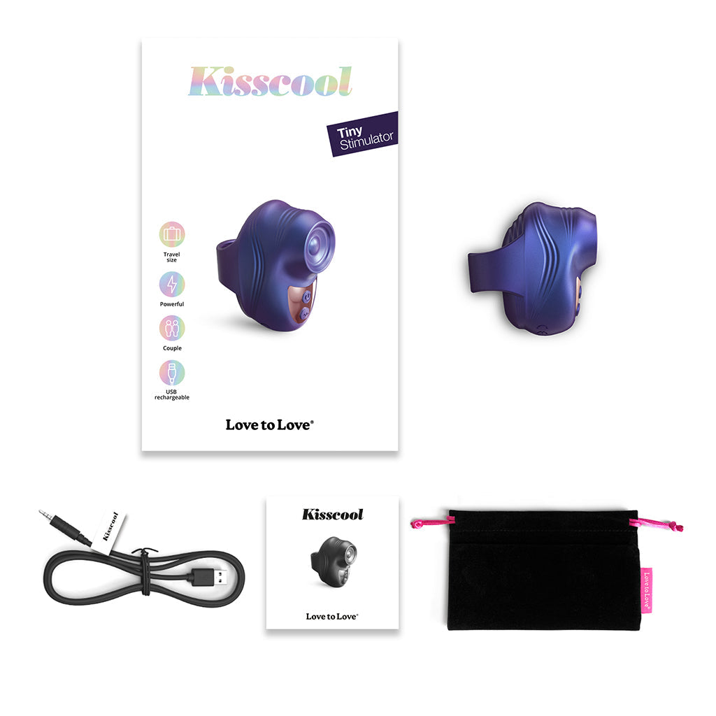LOVE TO LOVE KISSCOOL Finger VibratorLOVE KISSCOOL Finger Vibrator