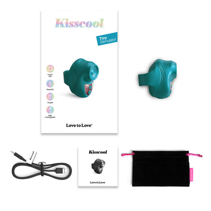 LOVE TO LOVE KISSCOOL Finger VibratorLOVE KISSCOOL Finger Vibrator