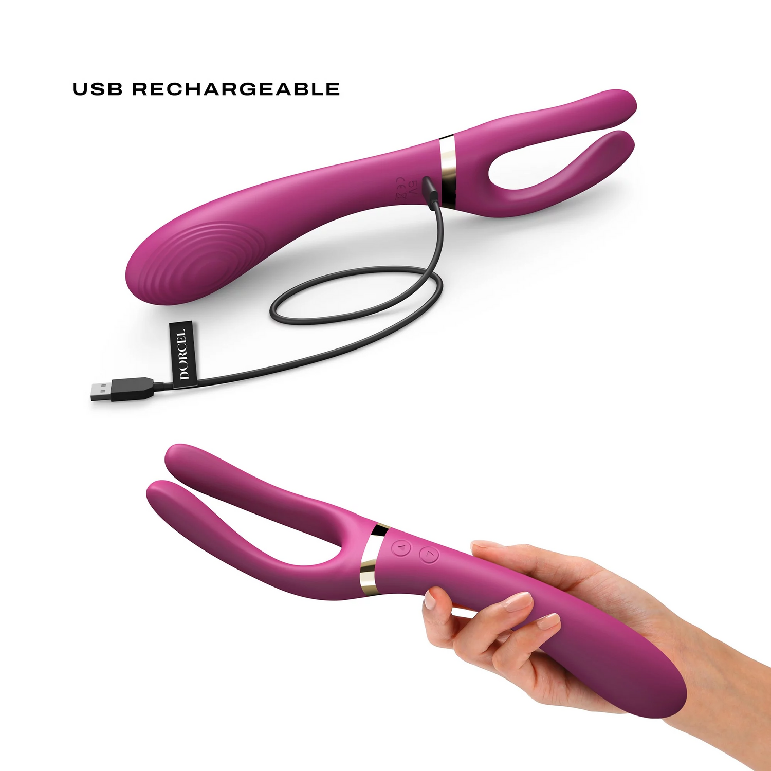 Dorcel Infinite Joy Plum Couples VibratorDorcel Infinite Joy Plum Couples Vibrator