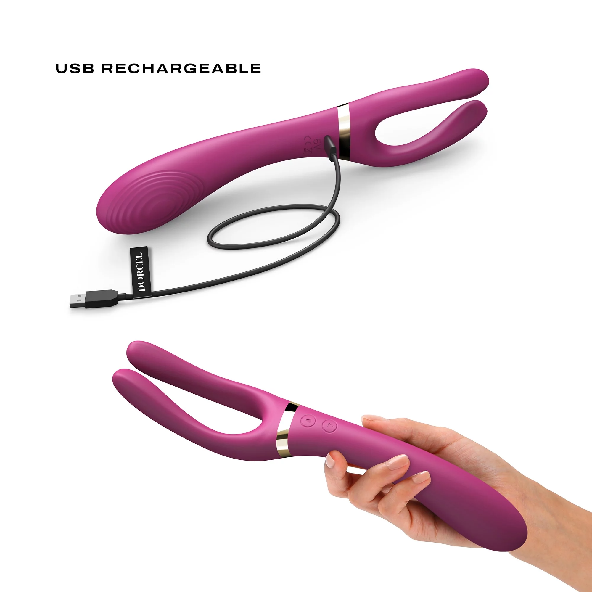 Dorcel Infinite Joy Plum Couples VibratorDorcel Infinite Joy Plum Couples Vibrator