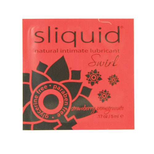 Sliquid Naturals Swirl Strawberry Pomegranate Flavored LubricantSliquid Naturals Swirl Strawberry Pomegranate Flavored Lubricant
