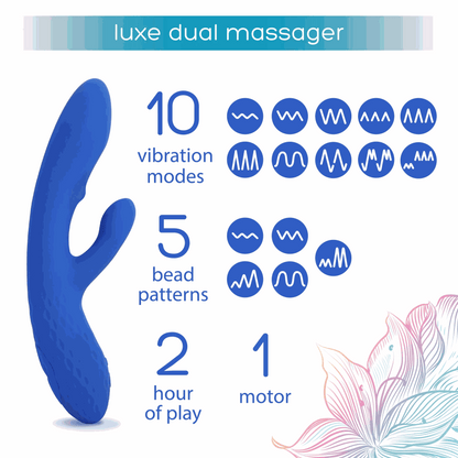 PlusOne Dual Luxe Rabbit VibratorPlusOne Dual Luxe Rabbit Vibrator