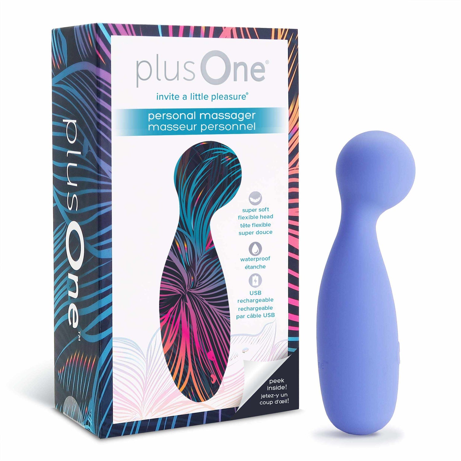 PlusOne Personal Massager Wand VibratorPlusOne Personal Massager Wand Vibrator
