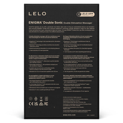 Lelo Enigma Double Sonic A-Spot VibratorLelo Enigma Double Sonic