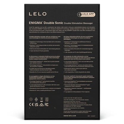 Lelo Enigma Double Sonic A-Spot VibratorLelo Enigma Double Sonic
