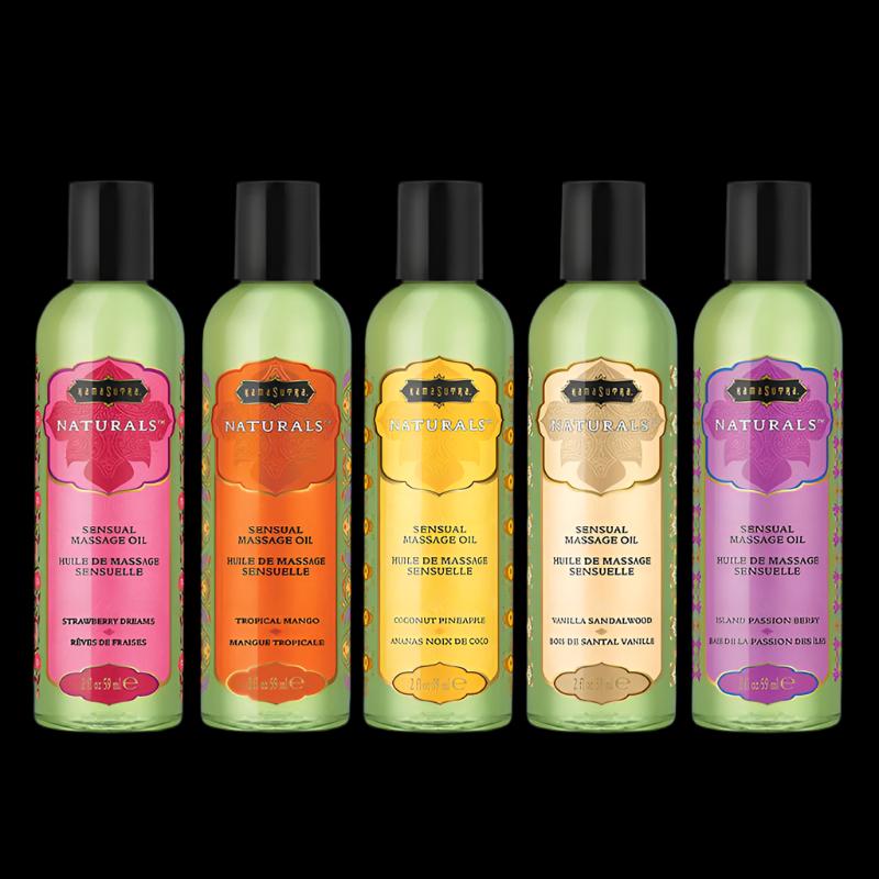 Kama Sutra Naturals Massage Oil Prepack - DisplayKama Sutra Naturals Massage Oil Prepack - Display