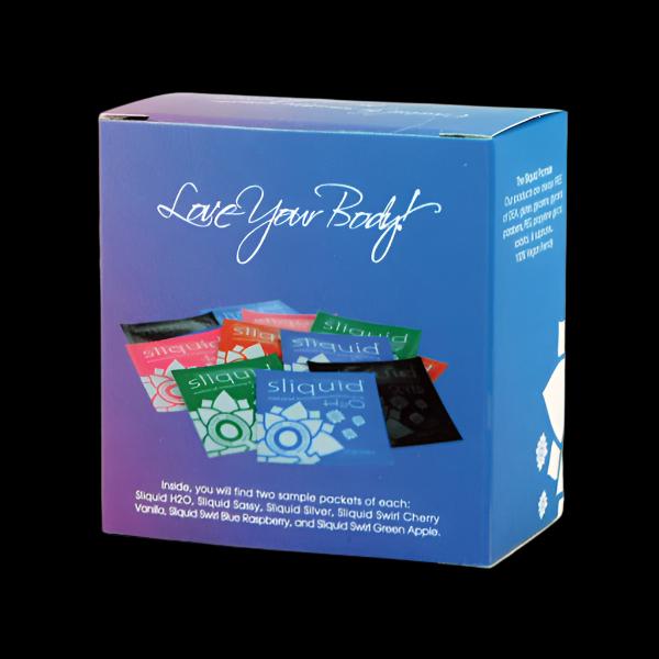 Sliquid Naturals Sampler Lube CubeSliquid Naturals Sampler Lube Cube