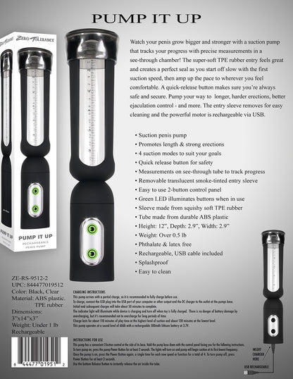 Zero tolerance PUMP IT UP BLACK/CLEARtolerance PUMP