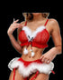 Christmas Lace Charm Backless Lingerie SetChristmas Lace Charm Backless Lingerie Set