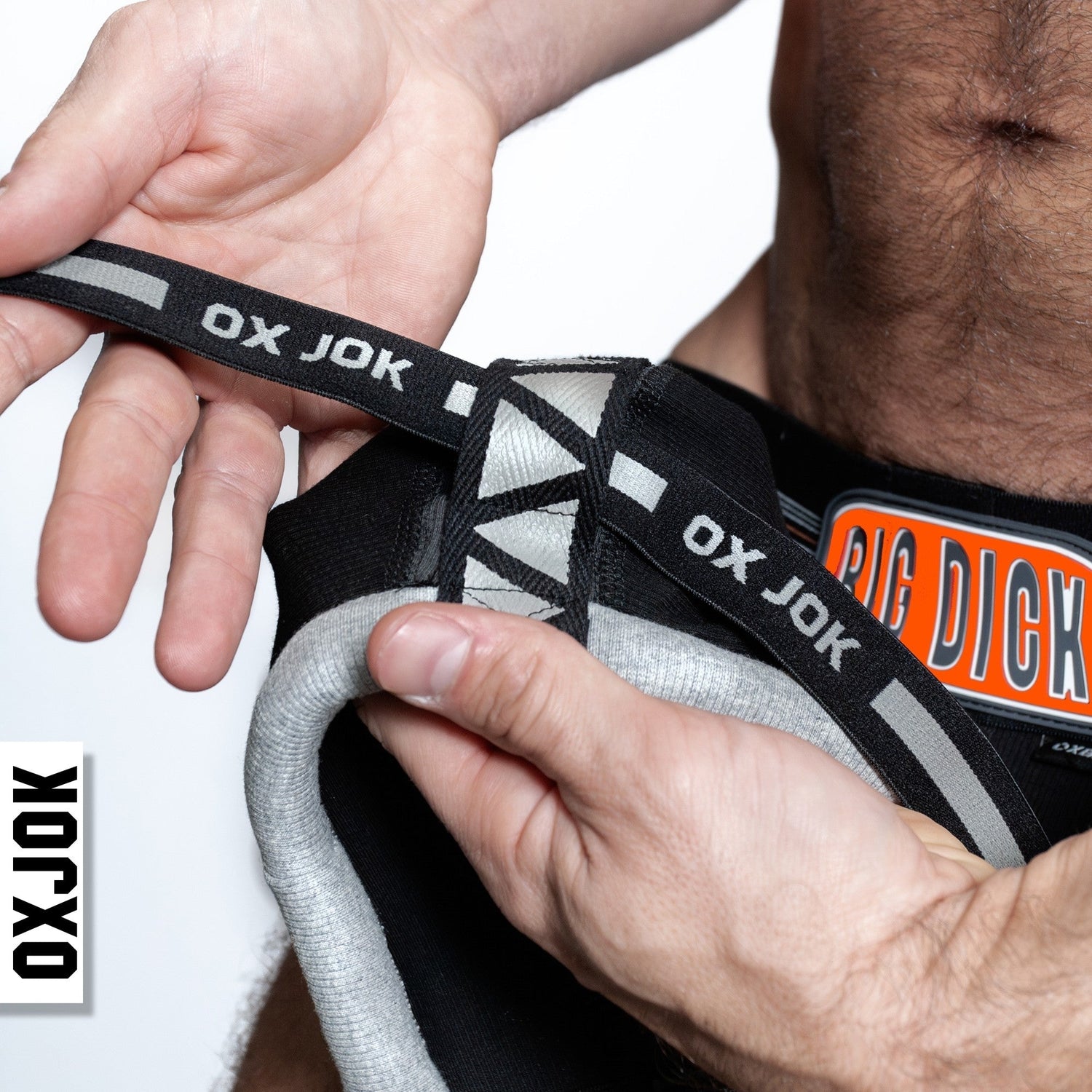 OXBALLS BULGER The Big Pouch Jock, BLACK IRONBig Pouch Jock, BLACK IRON