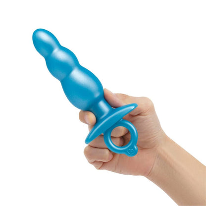 b-Vibe BOUNCE PLUG Butt Plug Beaded Textured Silicone Plug Anal Beads