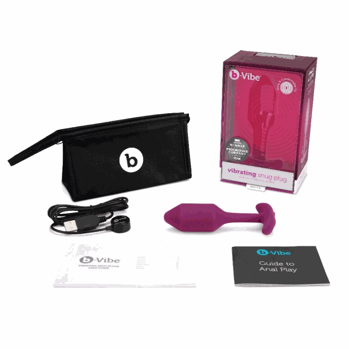 b-Vibe VIBRATING SNUG PLUG 2 Vibrating Butt Plug-Vibe VIBRATING SNUG PLUG 2 Vibrating Butt Plug