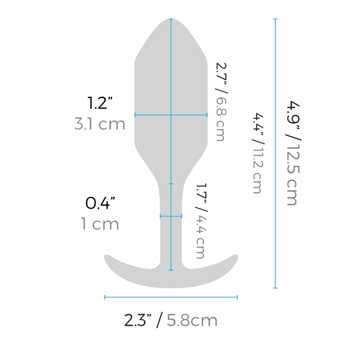 b-Vibe VIBRATING SNUG PLUG 2 Vibrating Butt Plug-Vibe VIBRATING SNUG PLUG 2 Vibrating Butt Plug