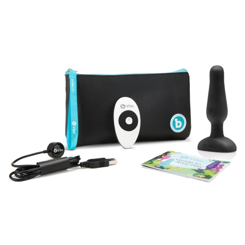 b-Vibe NOVICE PLUG Vibrating Butt Plug-Vibe NOVICE PLUG Vibrating Butt Plug