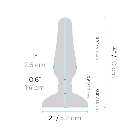b-Vibe NOVICE PLUG Vibrating Butt Plug-Vibe NOVICE PLUG Vibrating Butt Plug