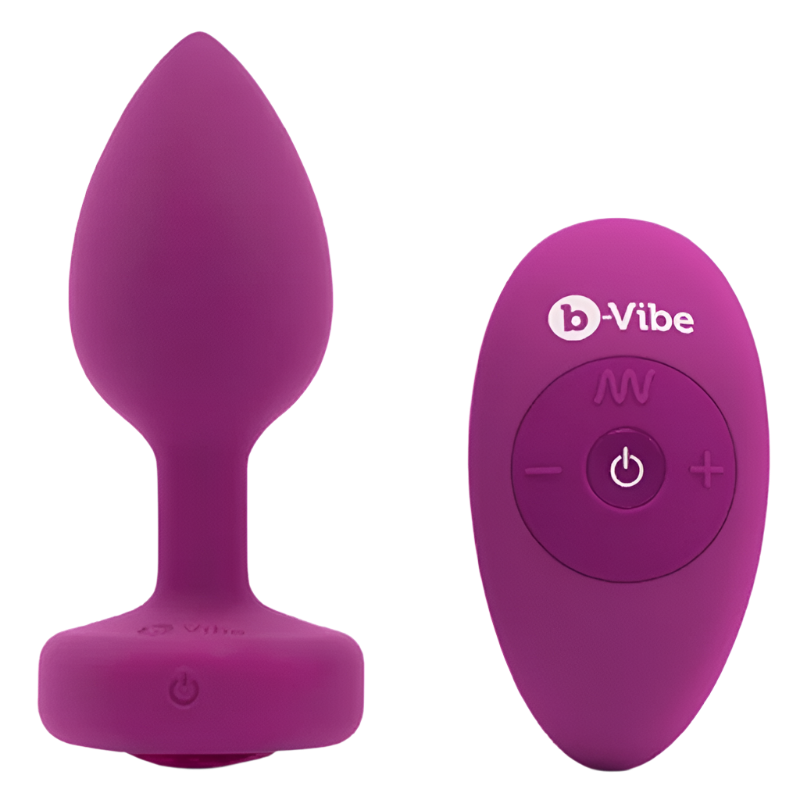 b-Vibe VIBRATING JEWEL PLUG | S/M Vibrating Butt Plug-Vibe VIBRATING JEWEL PLUG