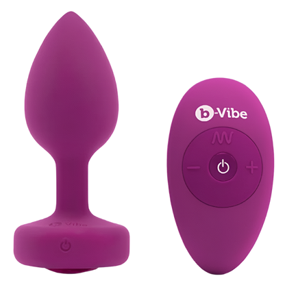 b-Vibe VIBRATING JEWEL PLUG | S/M Vibrating Butt Plug-Vibe VIBRATING JEWEL PLUG