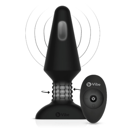b-Vibe RIMMING PLUG XL Vibrating Butt Plug-Vibe RIMMING PLUG XL Vibrating Butt Plug