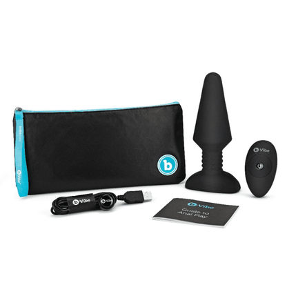 b-Vibe RIMMING PLUG XL Vibrating Butt Plug-Vibe RIMMING PLUG XL Vibrating Butt Plug