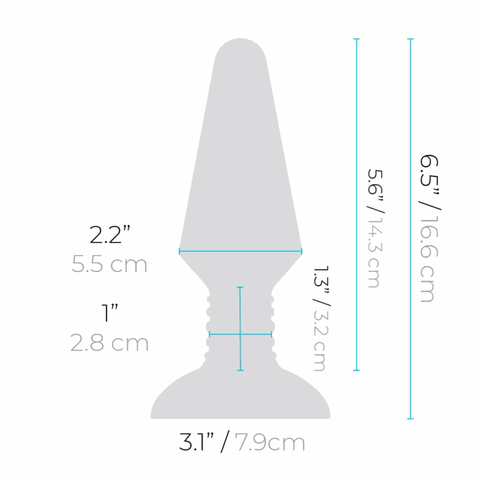 b-Vibe RIMMING PLUG XL Vibrating Butt Plug-Vibe RIMMING PLUG XL Vibrating Butt Plug