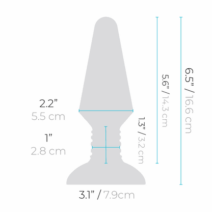 b-Vibe RIMMING PLUG XL Vibrating Butt Plug-Vibe RIMMING PLUG XL Vibrating Butt Plug