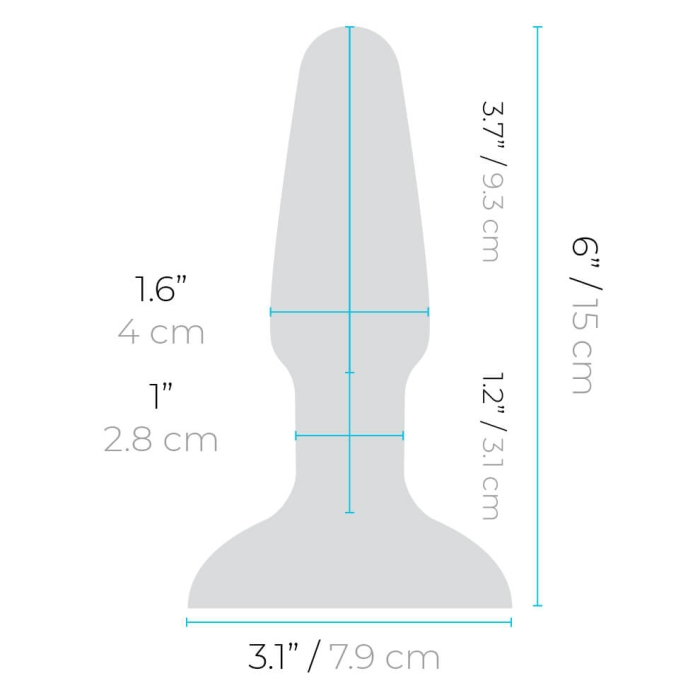 b-Vibe RIMMING PLUG 2 Vibrating Butt Plug-Vibe RIMMING PLUG 2 Vibrating Butt Plug