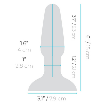 b-Vibe RIMMING PLUG 2 Vibrating Butt Plug-Vibe RIMMING PLUG 2 Vibrating Butt Plug