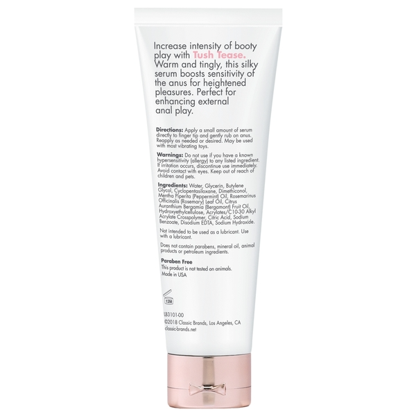 CG TUSH TEASE ANAL STIMULANT FRAGRANCE FREE 0.7 FL OZCG TUSH TEASE ANAL STIMULANT FRAGRANCE FREE 0