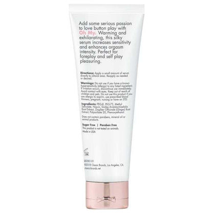 CG OH MY Warming Clitoral Stimulant - Fragrance Free 1oz | 30mLWarming Clitoral Stimulant - Fragrance Free 1oz