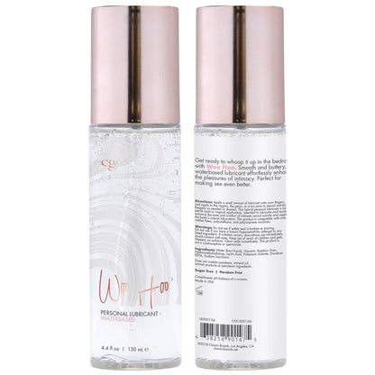 CG WOO HOO Water based Personal Lubricant - Fragrance Free 4.4oz | 130CG WOO HOO Water based Personal Lubricant - Fragrance Free 4