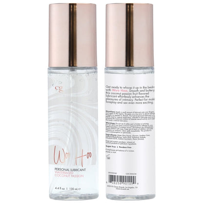 CG WOO HOO Water based Personal Lubricant - Coconut Passion 4.4oz | 13CG WOO HOO Water based Personal Lubricant - Coconut Passion 4