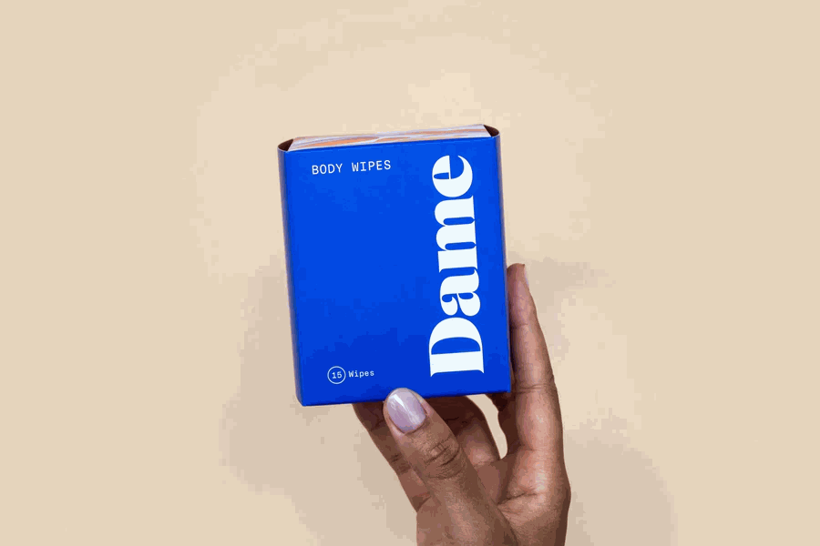 Dame Body Wipes - 15Dame Body Wipes - 15
