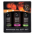 Earthly Body Massage Oil Trio Gift Set: Naked in the Woods, Skinny DipWoods, Skinny Dip, Guavalava 2 fl oz / 60 ml