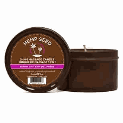 Earthly Body 3-in-1 Massage Candle 6 oz / 170 g-1 Massage Candle 6 oz / 170