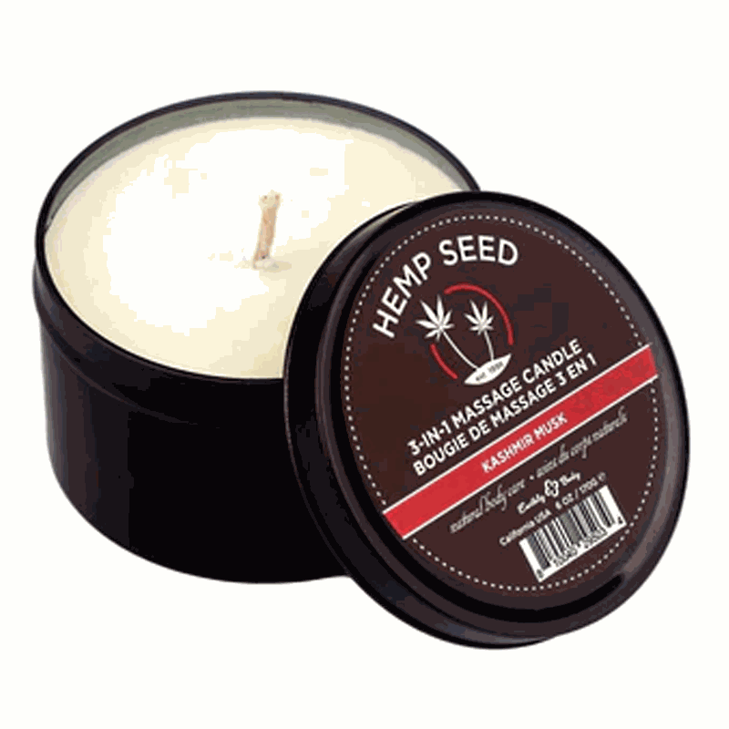 Earthly Body 3-in-1 Massage Candle 6 oz / 170 g-1 Massage Candle 6 oz / 170