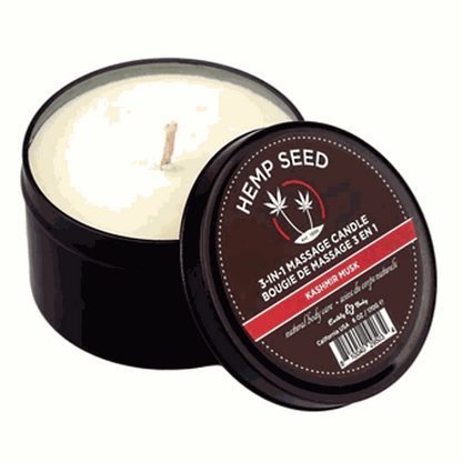 Earthly Body 3-in-1 Massage Candle 6 oz / 170 g-1 Massage Candle 6 oz / 170
