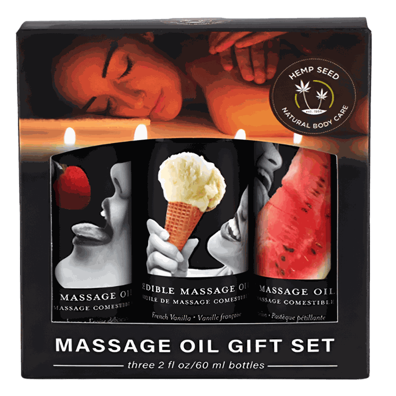 Earthly Body Edible Massage Oil Gift SetEarthly Body Edible Massage Oil Gift Set