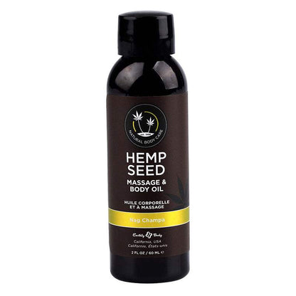 Earthly Body Hemp Seed Massage &amp; Body Oil 2/8 ozEarthly Body Hemp Seed Massage &amp; Body Oil 2/8 oz