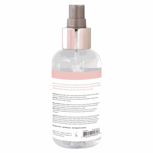 Coochy Oh So Fine Feel Fresh Intimate Spray - Peony Prowess 4oz | 118mFine Feel Fresh Intimate Spray - Peony Prowess 4oz