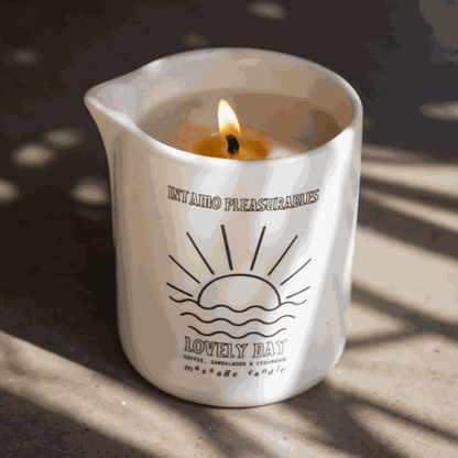 Intamo Lovely Day Massage Candle - Coffee Sandalwood CedarIntamo Lovely Day Massage Candle - Coffee Sandalwood Cedar