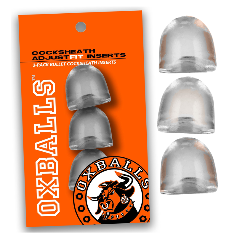 OXBALLS ADJUSTFIT INSERT 3-Pack Cocksheath InsertsOXBALLS ADJUSTFIT INSERT 3-Pack Cocksheath Inserts